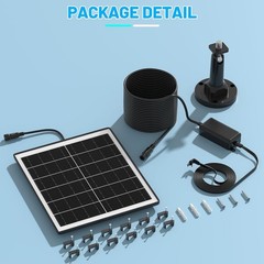 Solar Panel Works for Arlo Pro and Pro 2, 11.8Ft Outdoor Power Charging Cable…