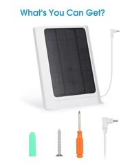Unique Solar Panel Charger for Arlo Essential 2K Outdoor(2nd Gen)/Essential X…