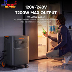 Solar Generator 5000 plus Portable Power Station 5040Wh Lifepo4, 7200W 120V/240V