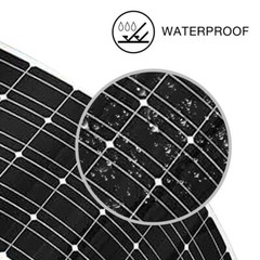 300W Watt Flexible 18V Mono Solar Panel Home RV Rooftop Camping Off-Grid Power