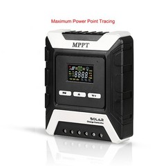 20-60A MPPT Solar Charge Controller Charger 12V/24V/48V with Color LCD Display E