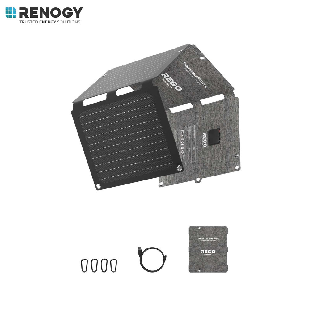 Renogy E.FLEX-SE 30W PRO Portable Solar Panel Fast Charging For iPhone iPad