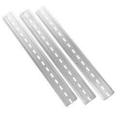 3 Pcs Din Mounting Frame Industry Rail for Electrical Components Aluminum Rails