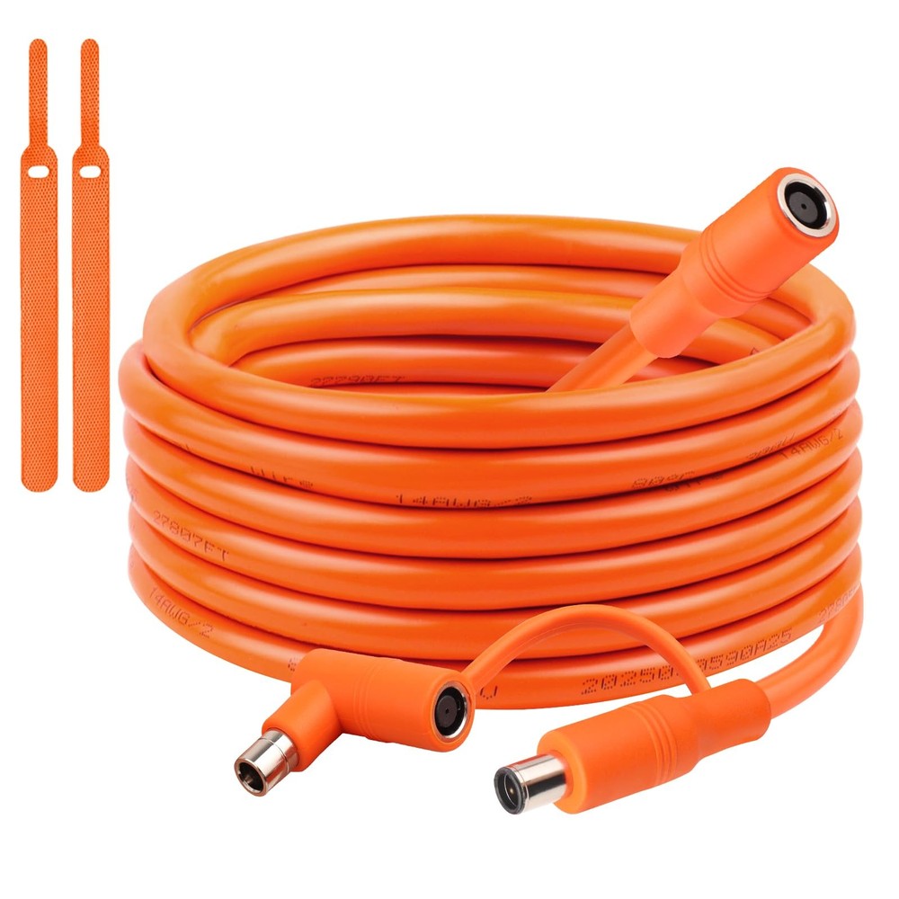 20FT 14AWG DC7909 Solar Panel Extension Cable Compatible with Jackery Solar G…
