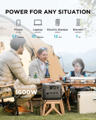 Portable Power Station RIVER 2 Pro, 768Wh 800W | 70 Min Fast Charging