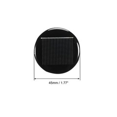 Mini Solar Cell Panel 0.5V 270mA 0.135W 45mm 5pcs