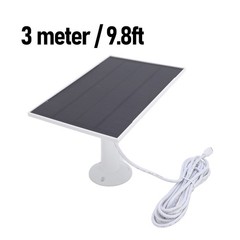 1 Pcs Solar Panel For Bird Feeder Camera Waterproof Charger Premium DSO