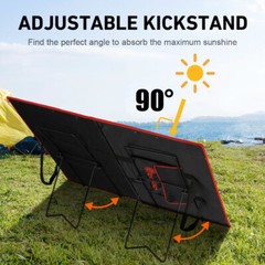 Portable Solar Panel Stand Mounting Bracket Foldable Lightweight Support Stand