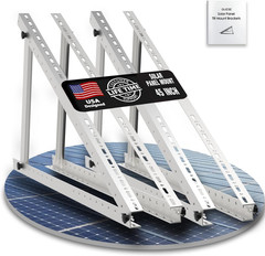 Solar Panel Mount Brackets, 2 Sets 45 Inch with Foldable Tilt Legs | Suitable fo