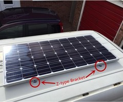 Brand New Solar Panel Mounting Kit with Z Brackets for RV and Boats