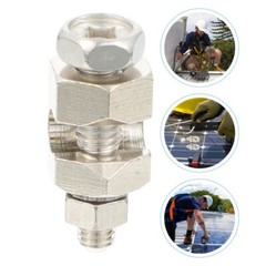Set of 3 Protection Grounding Clamp Solar Panel Lug Lugs Earth Clips