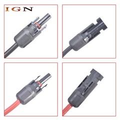 Solar Panel Extension Cable Wire Connector High Quality 1 Pair 12 AWG 4mm²