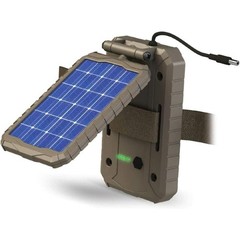 Rechargeable 12V Solar Panel Battery Pack with 10ft Insulated Cable Compatible