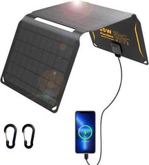 FlexSolar 20W Solar Panel ETFE Foldable Monocrystalline PV Module Solar Charger