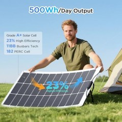 200W Solar Panel Kit 2x100W Flexible RV Marine