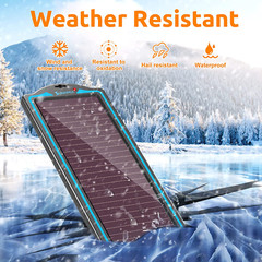 SUNAPEX 12V Solar Trickle Charger,Battery Charger,Battery Maintainer Portable Po