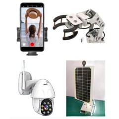 DC Dual Axis Pan Tilt Solar Tracking Monitoring Robot Heavy Load X /Y Axis Motor