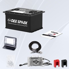 48V 105Ah Battery LiFePO4 Lithium Golf Cart 200A BMS Bluetooth Monit+20A Charger