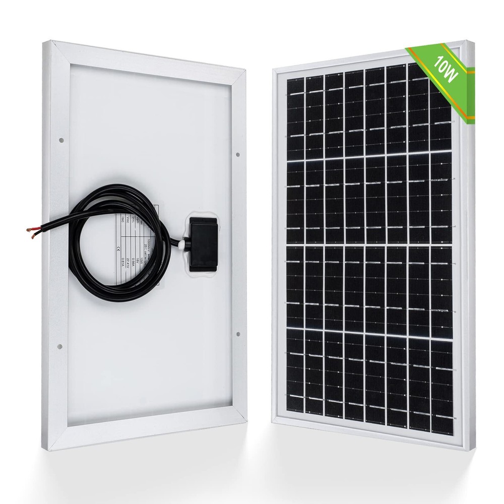 ECO-WORTHY 10W Solar Panel 10 Watt 12 Volt Pv Solar Module,Solar Cell Panel