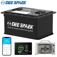 36V 105Ah Battery LiFePO4 Lithium for Golf Cart A+Cells 200A BMS +Monit+Charger