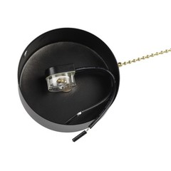 Modern Chrome Pull Cord Light Switch for Bathroom and More with 100cm Chain
