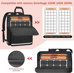 Versatile Solar Panel Backpack with Protective Padding – For Outdoor Adventures
