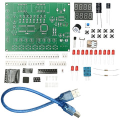 DIY Kit Temperature Humidity Controller PCB Board Components 5V DC USB Input