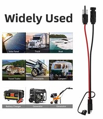 Solar Panel Extension Cable10AWG SAE PV Extension Cable to Solar Panels with …