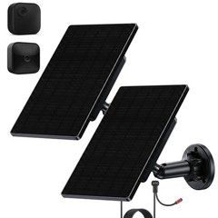 2 Pack Solar Panel for Blink Camera Outdoor 4, 2K+, 3rd Gen, XT2 and XT | Sma…