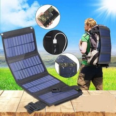 USB Interface 20W5V Portable Solar Foldable Camping Phone Battery USB Charger