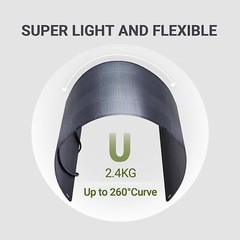 ALLPOWERS 100W OR 200W Flexible Mono Solar Panel Efficiency IP68 For Roof Boat