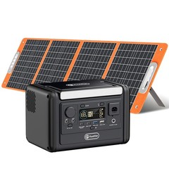 Flashfish Solar Power Generator Lifepo4 230Wh 300W With Solar Panel 100W 18V