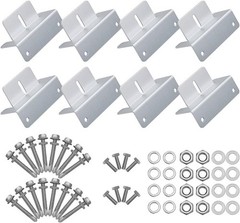Corrosion-Resistant Z Brackets – 8 Units for Solar Panels on Irregular Surfaces