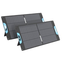 2 pack 110W Solar Panel Solar Charger for Anker SOLIX C1000 1056Wh Power Station