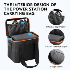 Portable Power Station Case for R100 Portable Solar Generator Carrying Bag