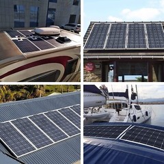 300W 18V Flexible Monocrystalline Solar Panel Module Marine Boat RV Car Camping