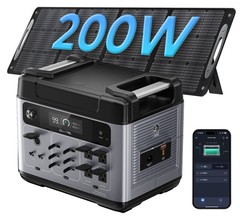 OUKITEL P2001 Plus Portable Power Station 2400W/2048Wh Solar Generator LFBattery