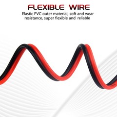 4 PCS SAE Extension Cable Quick Disconnect Wire Harness SAE Connector 18AWG 6…