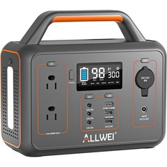 Portable Power Station 280Wh Generator Rechargeable Solar Backup Outdoor Use