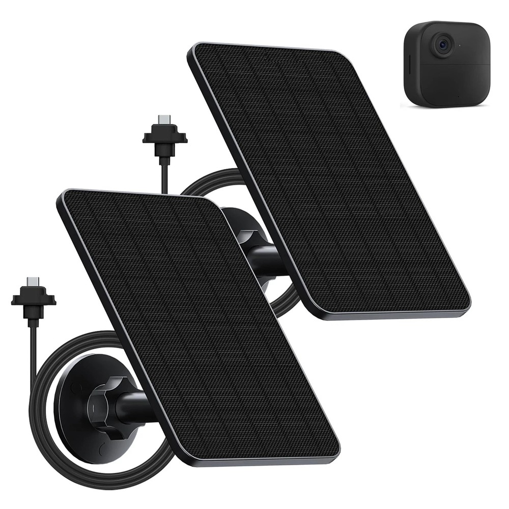 Solar Panel for Blink Camera OutdoorOutdoor Security Camera Solar Panel Compa…