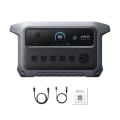 Anker SOLIX C2000 Gen 2 Portable Power Station | 2048Wh | 2400W | Station Only!