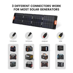 200W Portable Solar Panel for Outdoor RV Trip, Camping, Off Grid Emergency