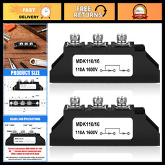 Solar Diode 1600V DC Blocking Unidirectional Anti-Reverse Diode 2 Pcs 12V 24V