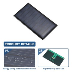2PCS Mini 5V 0.35W Solar Panels for Small Solar Cells
