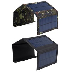 15W Foldable Solar Panel Phone Battery Charger for Car RV Marine ATV Camping​