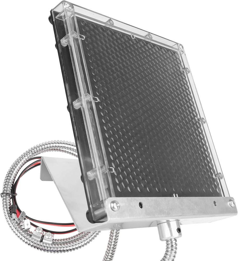 12V Solar Panel Charger for Deer Feeder – Waterproof Outdoor Mounting Kit