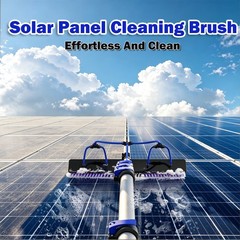 30FT Reach Solar Panel Cleaning Brush Kit with 5-24FT Telescoping Pole, 40FT …