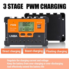 4000W Complete Solar Panel Kit Solar Power Generator 30A Home 110V Grid System