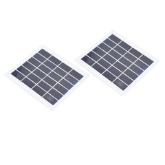 2 Pcs Monocrystalline Solar Plate Lightweight For Indoor And Outdoor Use