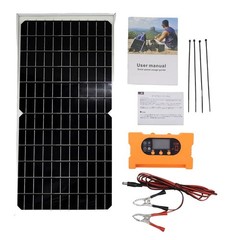 17W Solar Charger Waterproof Solar Panel 5V 12V 18V Output High Performance